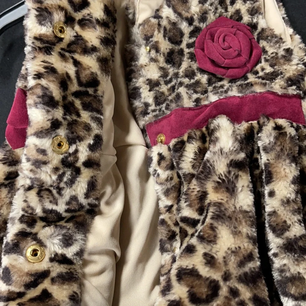 Little Lass Girl’s 18M Leopard Print Vest